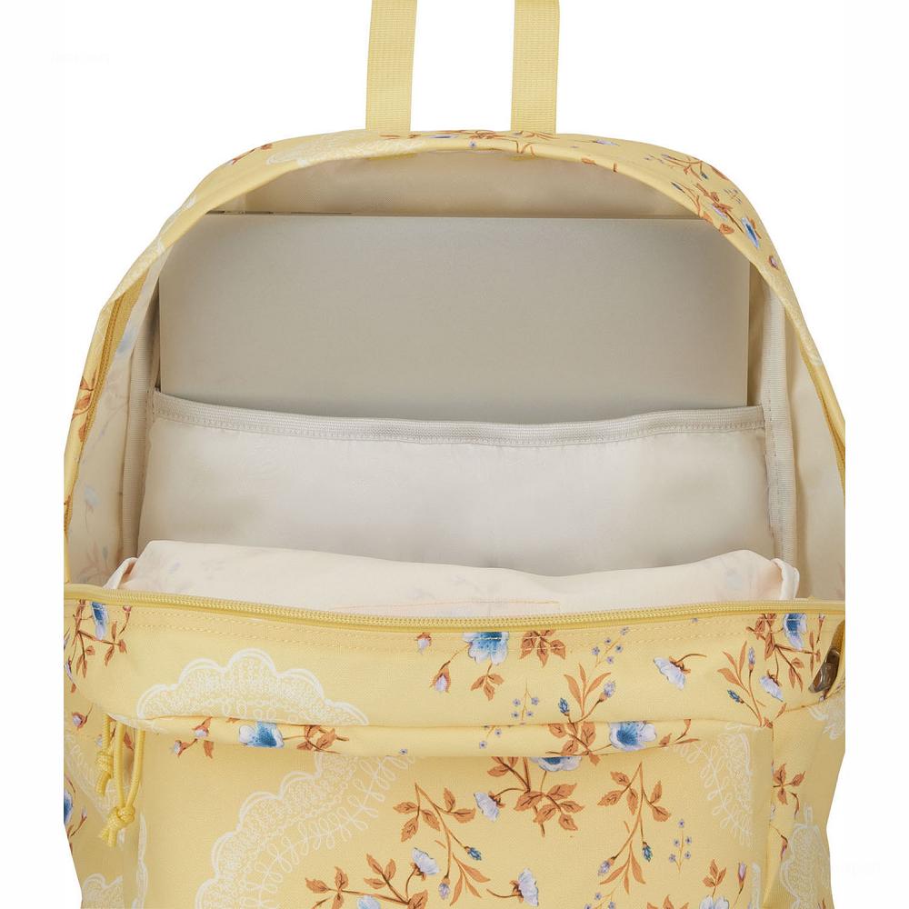 JanSport SuperBreak® Plus Schooltas Geel | NL_JS057