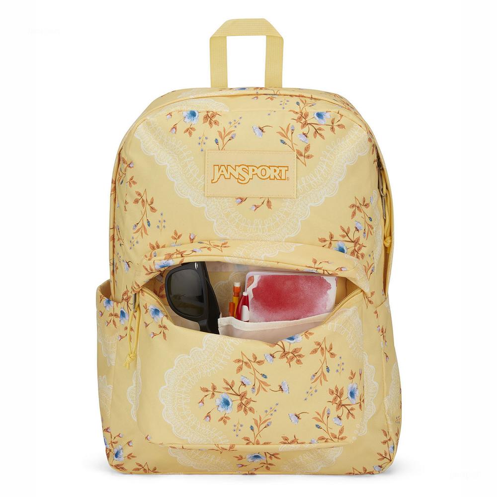 JanSport SuperBreak® Plus Schooltas Geel | NL_JS057