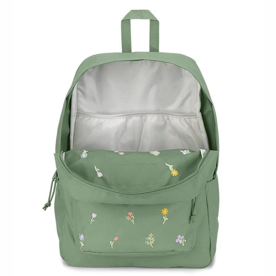 JanSport SuperBreak® Plus Schooltas Groen | NL_JS384