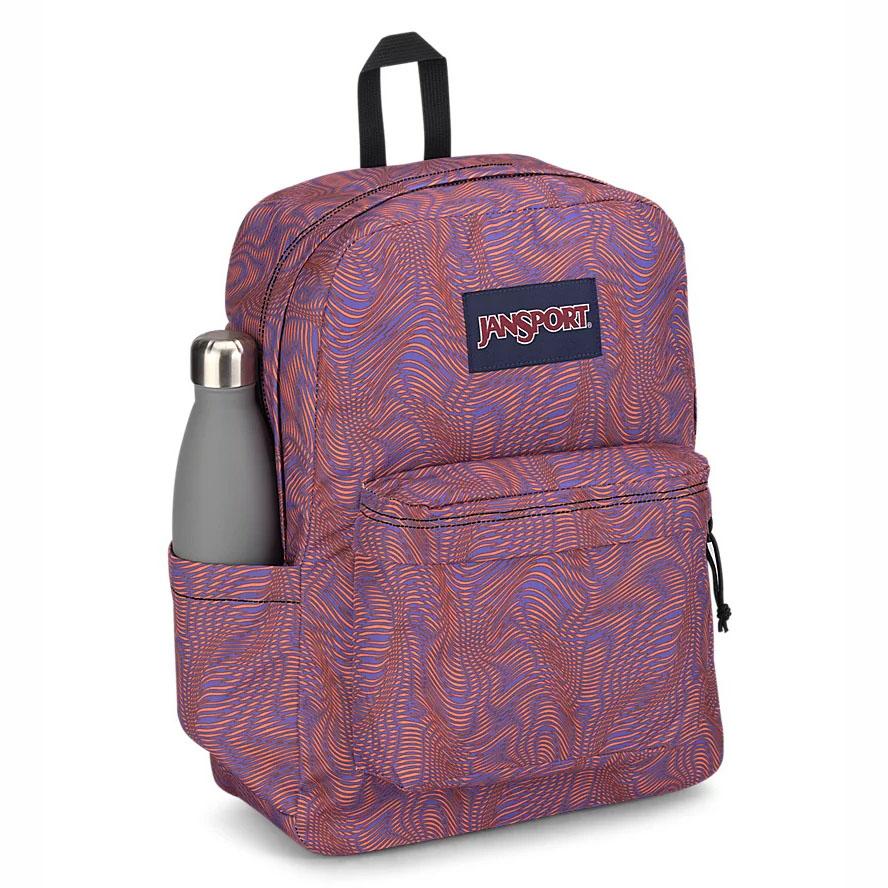 JanSport SuperBreak® Plus Schooltas Paars Oranje | NL_JS594