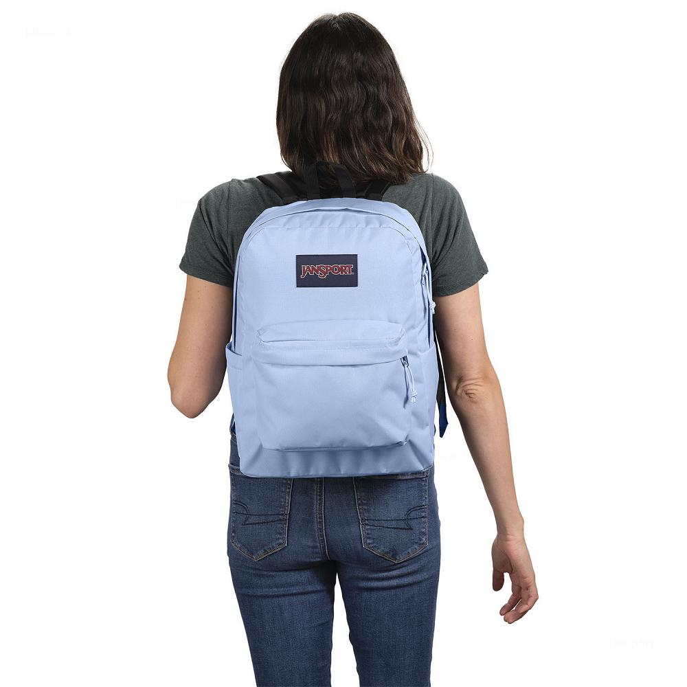 JanSport SuperBreak® Schooltas Lichtblauw | NL_JS433