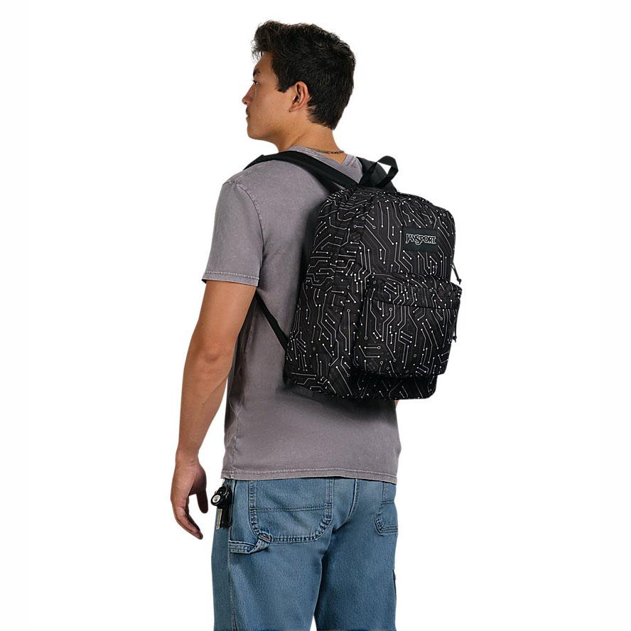 JanSport SuperBreak® Schooltas Zwart | NL_JS048