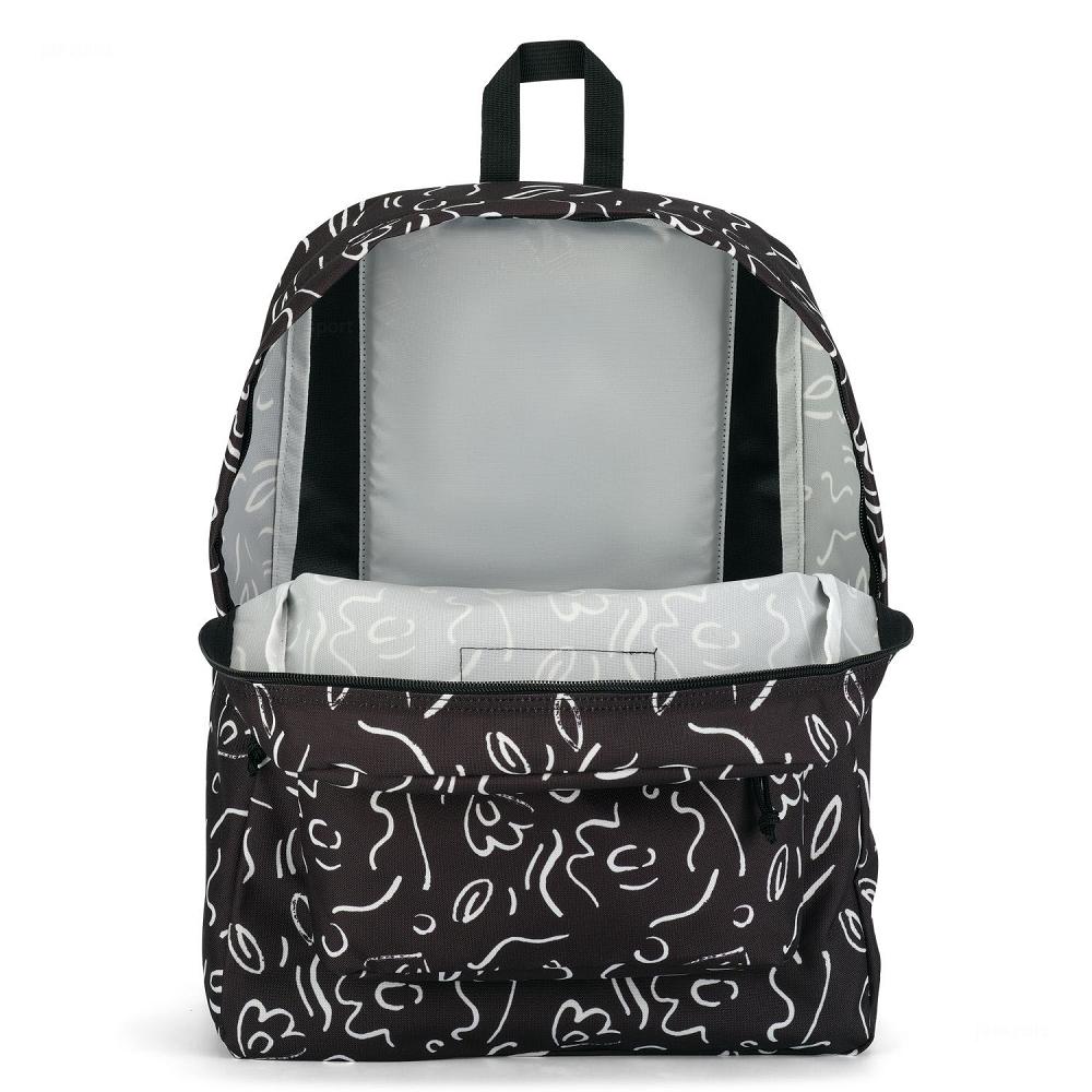 JanSport SuperBreak® Schooltas Zwart | NL_JS144