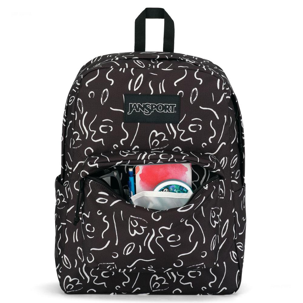 JanSport SuperBreak® Schooltas Zwart | NL_JS144