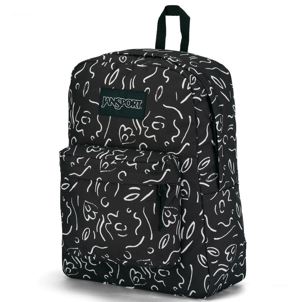 JanSport SuperBreak® Schooltas Zwart | NL_JS144