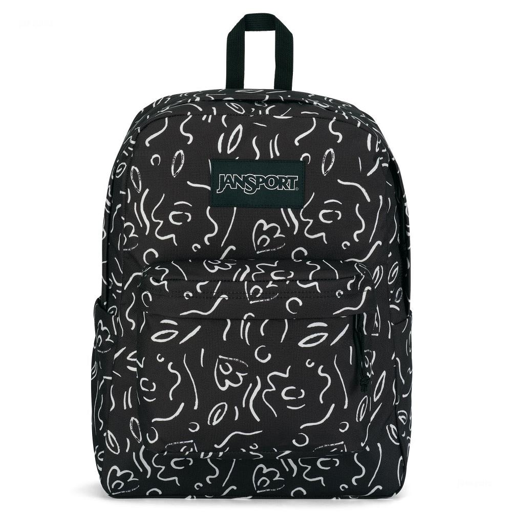 JanSport SuperBreak® Schooltas Zwart | NL_JS144