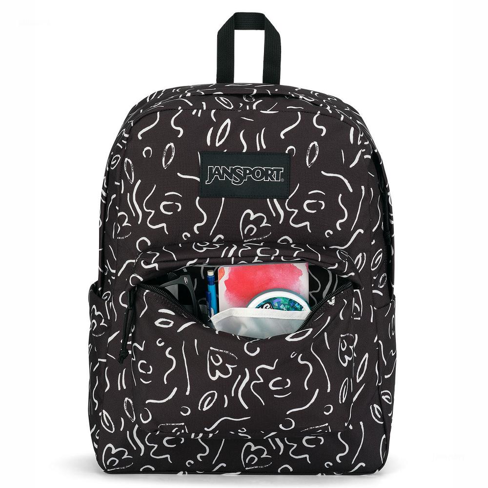 JanSport SuperBreak® Schooltas Zwart | NL_JS213