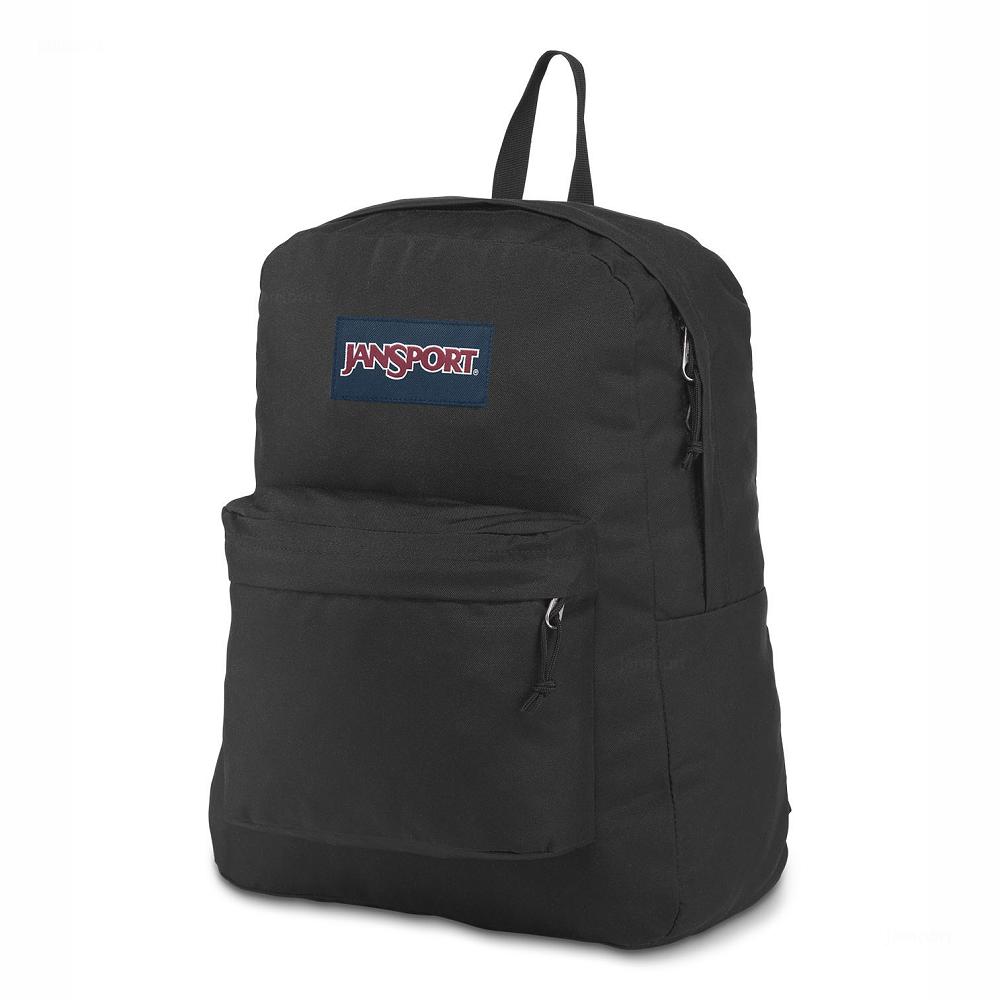 JanSport SuperBreak® Schooltas Zwart | NL_JS445